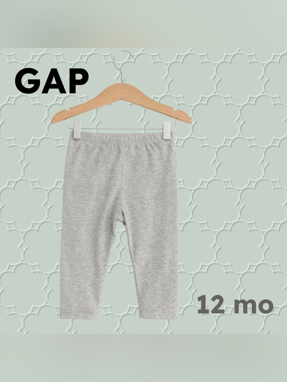 🇺🇸👍GUC GAP | 12 m | Comfy & Cozy Unisex Gray Baby Lightweight joggers